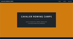 Desktop Screenshot of cavalierrowingcamp.com